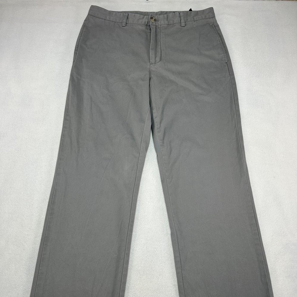 Vineyard Vines Pants Mens 34x34 Gray Broken in Club Stretch Chino Casual Prep